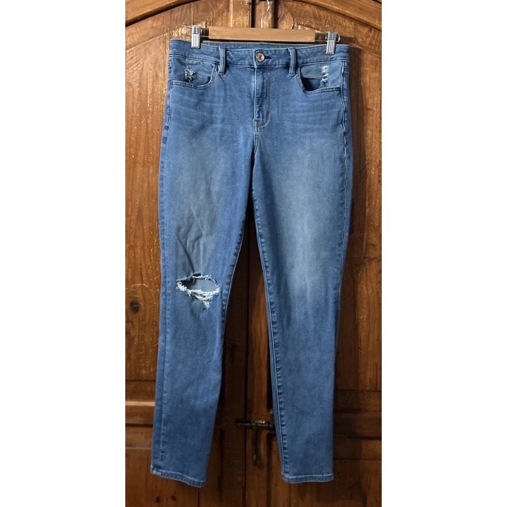 Women's American Eagle‎ Next Level Stretch Jegging Jeans Sz 12 No Pilling